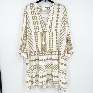 Silk and Salt The Perfect Sundress in Khaki Size Large Beach Boho Vacation Pool